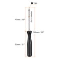thumbnail image 2 of Uxcell 5pcs destornillador Torx T8H de 4" de longitud, cabeza de estrella de 6 puntos, destornillador de precisión con mango antideslizante, negro, 2 of 6