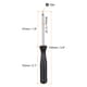 thumbnail image 2 of Uxcell 5pcs destornillador Torx T8H de 4" de longitud, cabeza de estrella de 6 puntos, destornillador de precisión con mango antideslizante, negro, 2 of 6