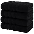 thumbnail image 4 of American Soft Linen Black Bath Towel Set 100% Turkish Cotton Towels for Bathroom 4 Piece, 4 of 7