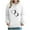 White, variant on Makaor Pullover Hoodies for Women Graphic Sweatshirt with Pockets Fleece Long Sleeve Pullover Drawstring Tops