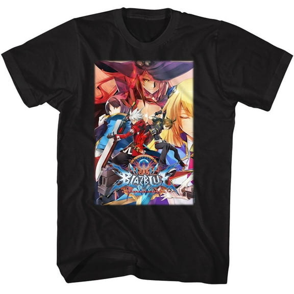 Blazblue Central Fiction Nine the Phantom Men's T Shirt (Black, Adult5XL)