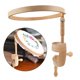 thumbnail image 3 of Soporte de mesa para punto de cruz, estante ajustable, soporte para aro de bordado, marco de madera de haya, herramientas de costura para bordado DIY, 3 of 5
