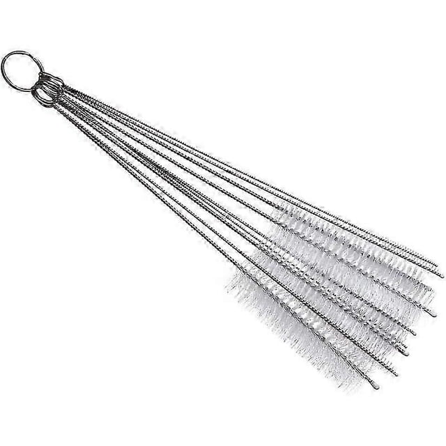Bottle Brush Cleaning Brushes for Bottle Tube Kettle Teapot (White) - 10 Pieces