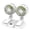 White, variant on Car Fan Usb Car Home Car Fan Cooling Fans that Blow Cold Air Battery Powered Rechargeable Fan (Black)