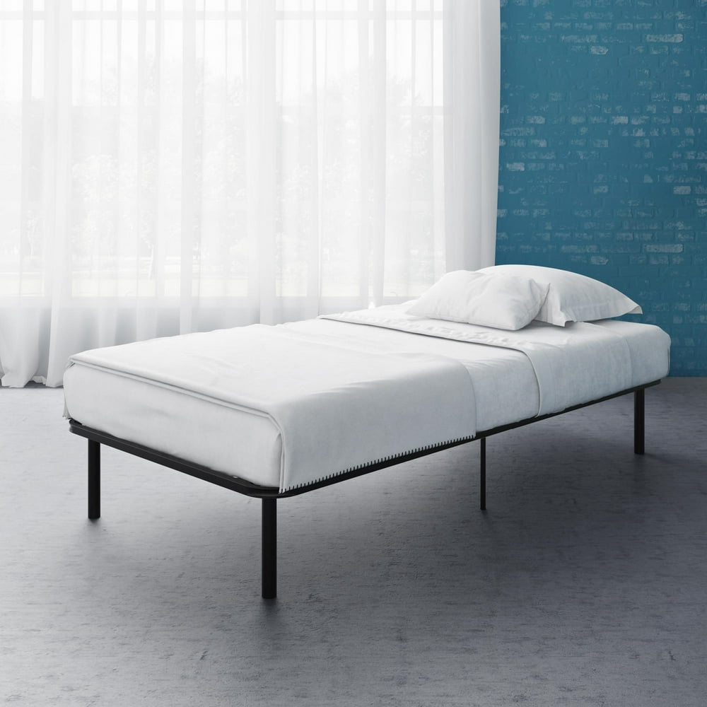 Mainstays Metal Platform Bed Frame/Foundation, Black, Multiple Sizes