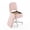 Pink – Large Size, variant on GOCAPTAIN Adjustable Height 360° Swivel Vanity Stool Makeup Stool – White Padded Ottoman with Folding Backrest, Silent Wheels, Soft Faux Rabbit Fur – for Bedroom, Office - Color: Pink, Size: Large