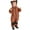 Bear - Brown, variant on One Piece Kids Rain Suit Waterproof Jacket Toddler Overalls, Duck 18-24 Months
