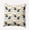Dark Cobalt, variant on 16" x 16" Simply Daisy Dancing Santas Polyester Indoor/Outdoor Pillow, Berry Red Qty 1