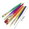 thumbnail image 6 of Huanledash 6 Pcs Cake Icing Decorating Painting Brush Fondant Dusting Sugarcraft DIY Tool, 6 of 7
