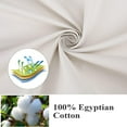 thumbnail image 2 of ebyiybnio 2-Pack Pure Cotton Twin XL Bottom Sheet for Adjustable Bed Split King  600 TC 16" Deep Pocket Egyptian Cotton Fitted Sheet (2-Pack  Twin XL  Beige), 2 of 7