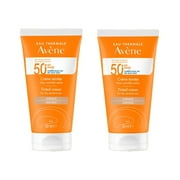 Avene Creme Teintee SPF 50 50 ML Tinted Sunscreen -2 Pack