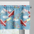 thumbnail image 3 of Ambesonne Airplane Window Valance, Airships Present Boxes, 54" X 18", Multicolor, 3 of 5