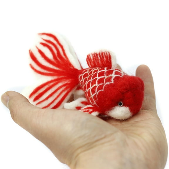 Feltsky Goldfish Needle Felting Kit for Beginners Gift for Mother's Day Birthday Felt Kit Craft