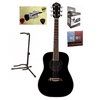 Oscar Schmidt OGHBSLH 1/2 Size Left Handed Acoustic Guitar PLAYER PACK Bundle
