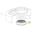 thumbnail image 5 of Dewalt Genuine OEM Outer Flange for DCG416T2 Angle Grinder - N484249, 5 of 5