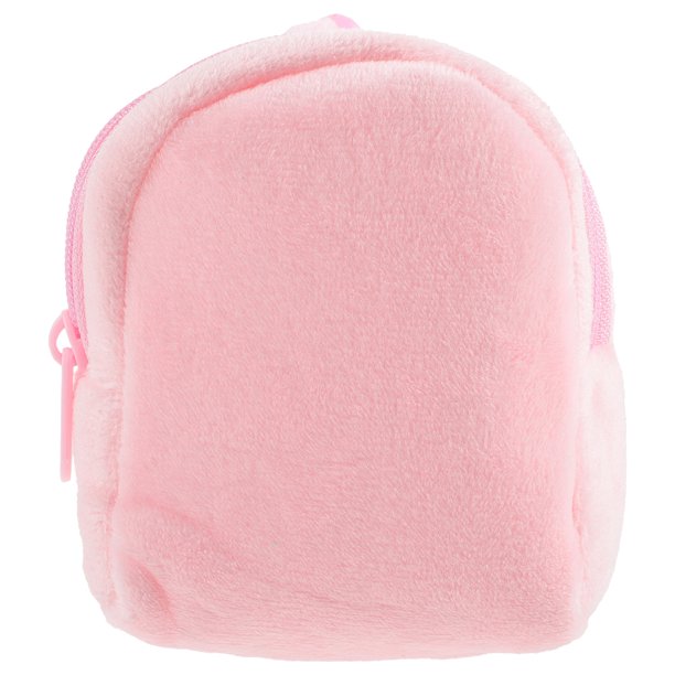 Monedero de peluche para niños, bonito bolso de peluche para niña, pequeño bolso de peluche con llavero