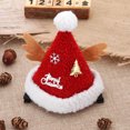 thumbnail image 4 of Ounissouiy Pinza de pelo de Navidad, sombrero de Navidad de felpa, pasador, horquilla de pato, accesorios de estilismo, sombreros, Año Nuevo, Kits de decoración para fiestas Con ala, 4 of 6