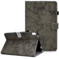 thumbnail image 1 of Allytech for iPad 10.9" 10th Gen Case with Pen Slot/ Card Holder, Shockproof PU Leather and TPU Bumper Anti-Slip Kickstand Magnetic Closure Wallet Case for iPad 10th Gen 2022, Gray, 1 of 7
