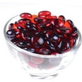 thumbnail image 2 of Zhuge 100 Pcs Multi-Color Flat Glass Gemstone Beads, Vase Fillers & Aquarium Decor Rocks, Red, 2 of 5