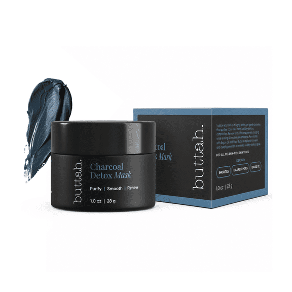 Buttah Skin Charcoal Detox Mask – Deep Cleansing Facial Mask
