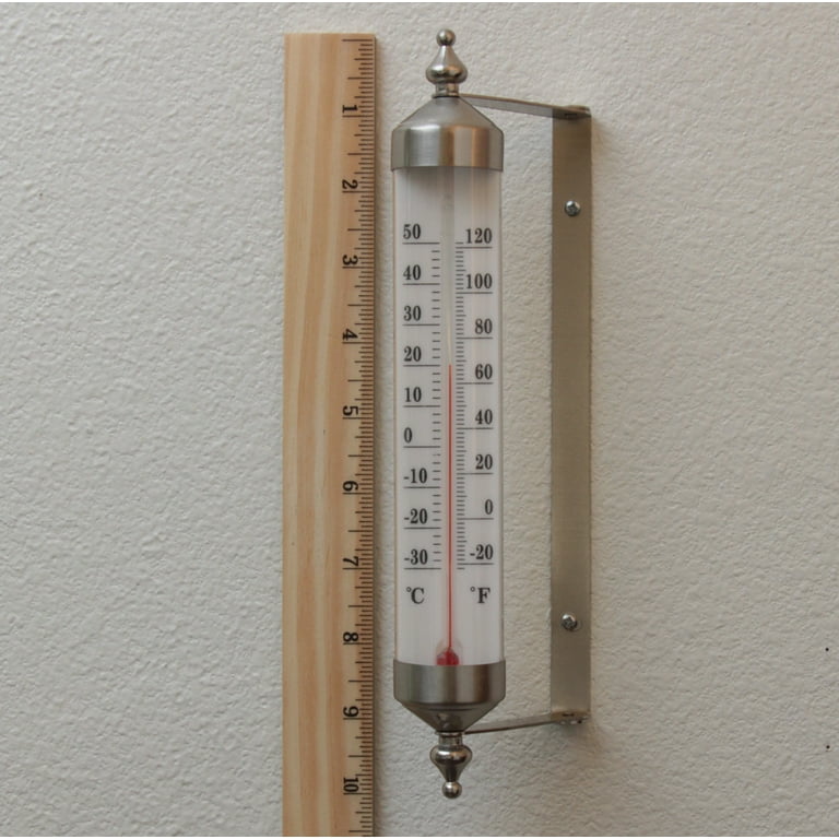 Outdoor Thermometer, Steel outside Window Thermometer Adjustable Angle, 10  Inch