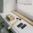 thumbnail image 4 of 6 juegos de soportes metálicos planos para reparación de muebles de madera. Fijación de placas rectas con tornillos para un soporte seguro y estable., 4 of 7