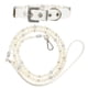 thumbnail image 1 of Juego de 2 collares de seguridad ajustables para perros y correa para cachorros con perlas, 1 of 7