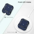 thumbnail image 4 of NIFFPD Apple AirPods Case, Full-Body Hard Silicone Shockproof AirPods Case Cover Airpods 2&1 Blue, 4 of 6