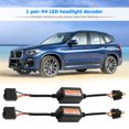 thumbnail image 3 of Decodificador Faros LED para Coche Radio Audio Eliminador Fallos Antiinterferencias Par Filtros LED (H4), 3 of 8