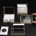 thumbnail image 4 of Desktop Business Card Holder Display Name Card Holder Container Organizer Storage Box 11x6.5x6.5cm, 4 of 8