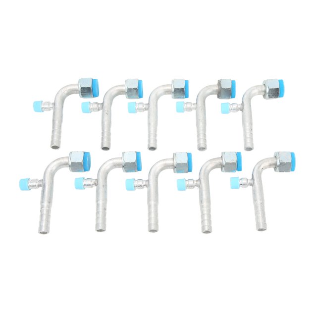 Conector De Manguera De CA Para Coche De 10 Uds., Ajuste Universal De Aluminio Para Coches, Camiones, Vehículos De Ingeniería, Modificación De Aire