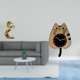 thumbnail image 2 of Reloj de pared con estatua de caballo, reloj de pared decorativo con forma de gato, escultura de resina hecha a mano, reloj moderno de madera,, 2 of 8