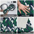 thumbnail image 2 of Calla Lily Flowers Blue Door Mat for Indoor, Welcome Door Mats Front Entrance Rug, Non-Slip Bathroom kitchen Rugs for Inside Floor, Small Rug Dog Door Mat 20X31.5 Inch, 2 of 5