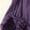 Purple, variant on PiGOGI Women's Long Pleated Dress Lace Up Front Loose Fit Casual Maxi Dress Summer Solid Color Black M