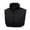 Black, variant on Ladies' Collar Blouse Accessories Ruffled Collar Detachable Shirt Neckline Decoration Half Shirts Layering plus