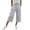 *Gray, variant on ClodeEU Women's Lightweight High Waist Denim Capri Pants,Casual Loose Straight Leg Capri Jeans with Pockets Black,Women's Plus L