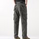 thumbnail image 3 of Pantalones largos para hombre de algodón y lino con cintura elástica, transpirables, cómodos y suaves, para playa, informales., 3 of 3