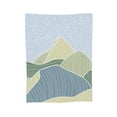 thumbnail image 2 of LNWH Japanese Abstract Graphics Art Pattern Throw Blanket, Fluffy Soft Cozy Bed Flange Plush Blankets, 50"x40", 2 of 8