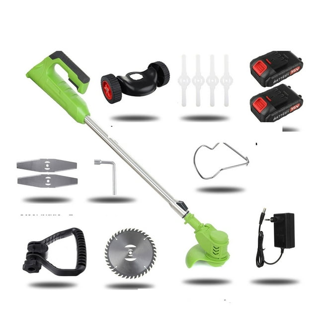 Coupe-herbe Électrique Sans Fil 2000W Tondeuse à Gazon Portable Coupe-Brosse Réglable Outil de Taille Jardinage, Facile à Utiliser