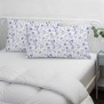 thumbnail image 4 of Elegant Purple Flowers Pillow Protectors with Zipper Standard Size, Spring Floral Botanical Summer Soft Brushed Microfiber Throw Pillow Covers, Decorative Pillowcase for Couch Sofa Bedroom 20"x26", 4 of 9