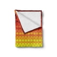 thumbnail image 2 of Fiesta Soft Flannel Fleece Blanket, Colorful Scale Pattern Snake and Dragon Skin Abstract Composition Rainbow Inspired, Cozy Plush for Indoor and Outdoor Use, 50" x 70", Multicolor, by Ambesonne, 2 of 6