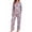Pink-Purple Floral, variant on Fantaslook Womens Pajama Sets Button Down 2 Piece Pjs Long Sleeve Loose Floral Sleepwear with Pockets