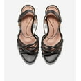 thumbnail image 5 of Cole Haan Grove Black Leather Ankle Strap Strappy Open Toe Block Heeled Sandals (Black Leather, 9.5), 5 of 6