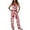 #1 Red, variant on Krdevn Women's Striped Tank Top Pajama Set with Long Pants Soft Breathable Sleepwear Comfortable Nightwear Loungewear Two Piece,Size:XS