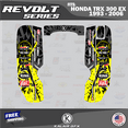 thumbnail image 2 of Kalair GFX Graphics Kit for Honda ATV TRX 300EX (1993-2006) Revolt Series, 2 of 5