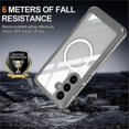 thumbnail image 4 of Compatible For Samsung Galaxy S25 Magnetic Case PC+TPU Phone Cover with Tempered Glass Screen Film, 4 of 5