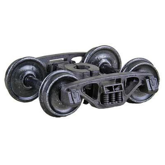 Kadee 566 HO Scale Barber(R) S-2-B 70-Ton Friction Bearing Self-Centering HGC Trucks -- Code 110 (.110") 33" Smooth-Back RP-25 Wheels 1 Pair