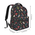 thumbnail image 2 of Rateoe Forest Flora and Insects Pattern Casual Backpack for School, Work, Travel – Adjustable Straps, Multiple Compartments – Ergonomic Design, Fits Laptops and Tablets, 2 of 5