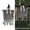 White, variant on Hanging Ghost Skeleton Decor – Scary Halloween Prop for Haunted House, Bar, and Themed Party Displays