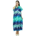 thumbnail image 1 of Bimba Femme Longue Robe de Nuit Bohème en Coton Kaftan Maxi, 1 of 1